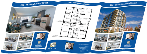 FREE Open House Feature Sheet GIVE AWAY - Oversize Brochure Printing Company in Vancouver